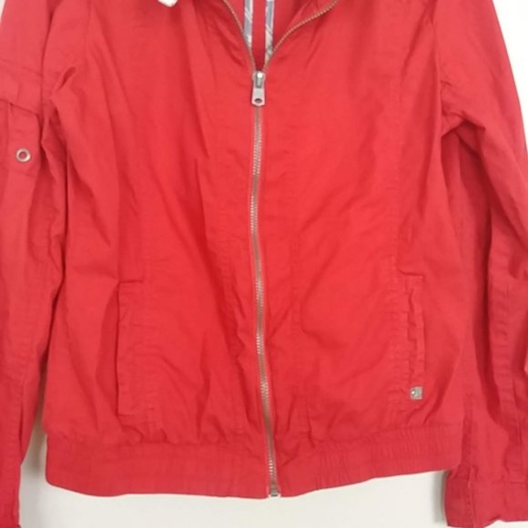 Garage Cotton Zip-Out Hoodie Jacket Red L #3753 - Picture 3 of 7